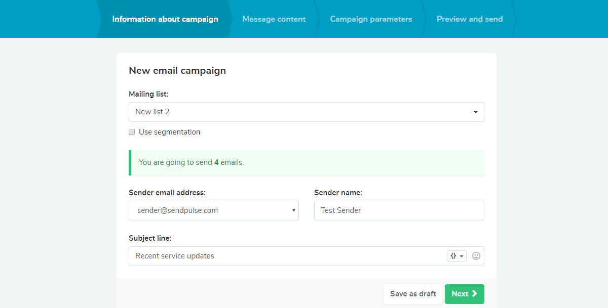 Information about Campaign Information about Campaign