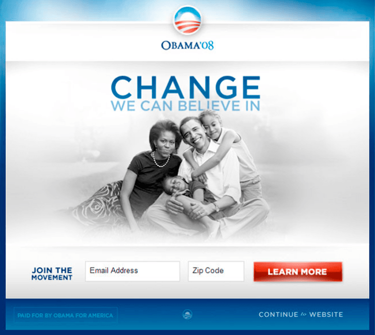 variation of obama campaign