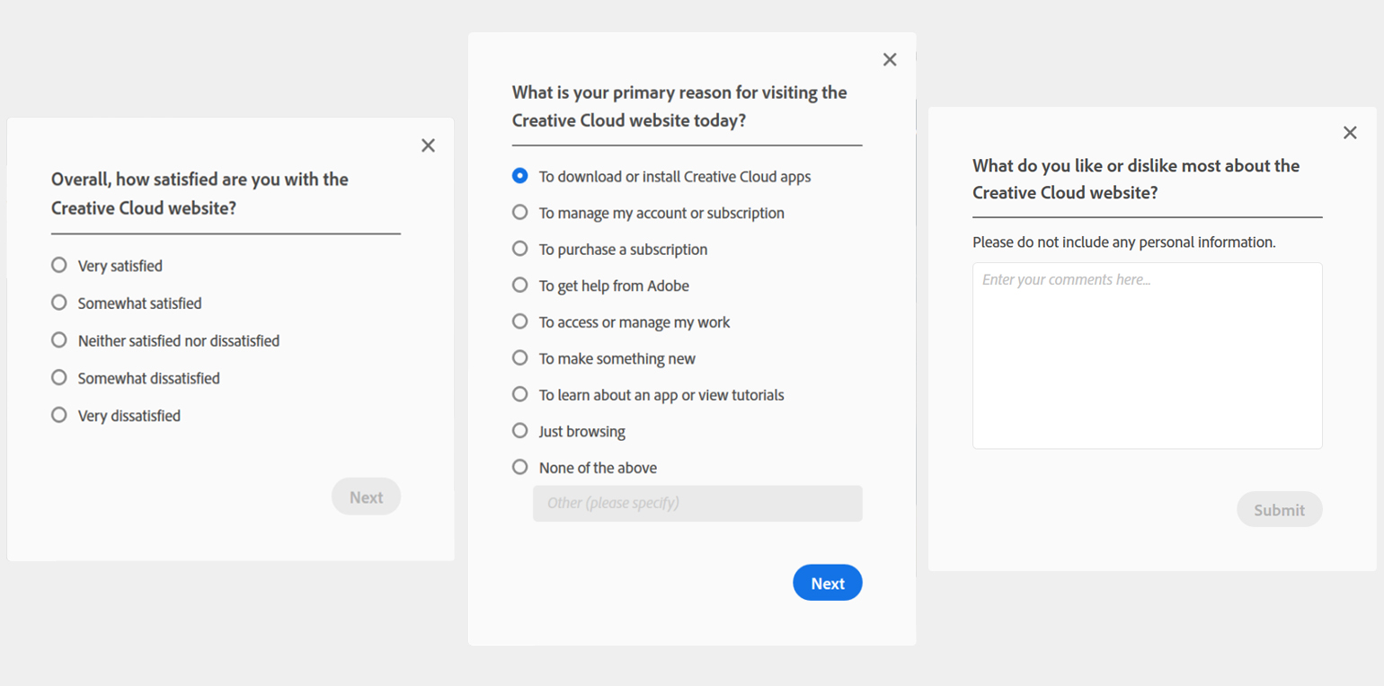 satisfaction survey