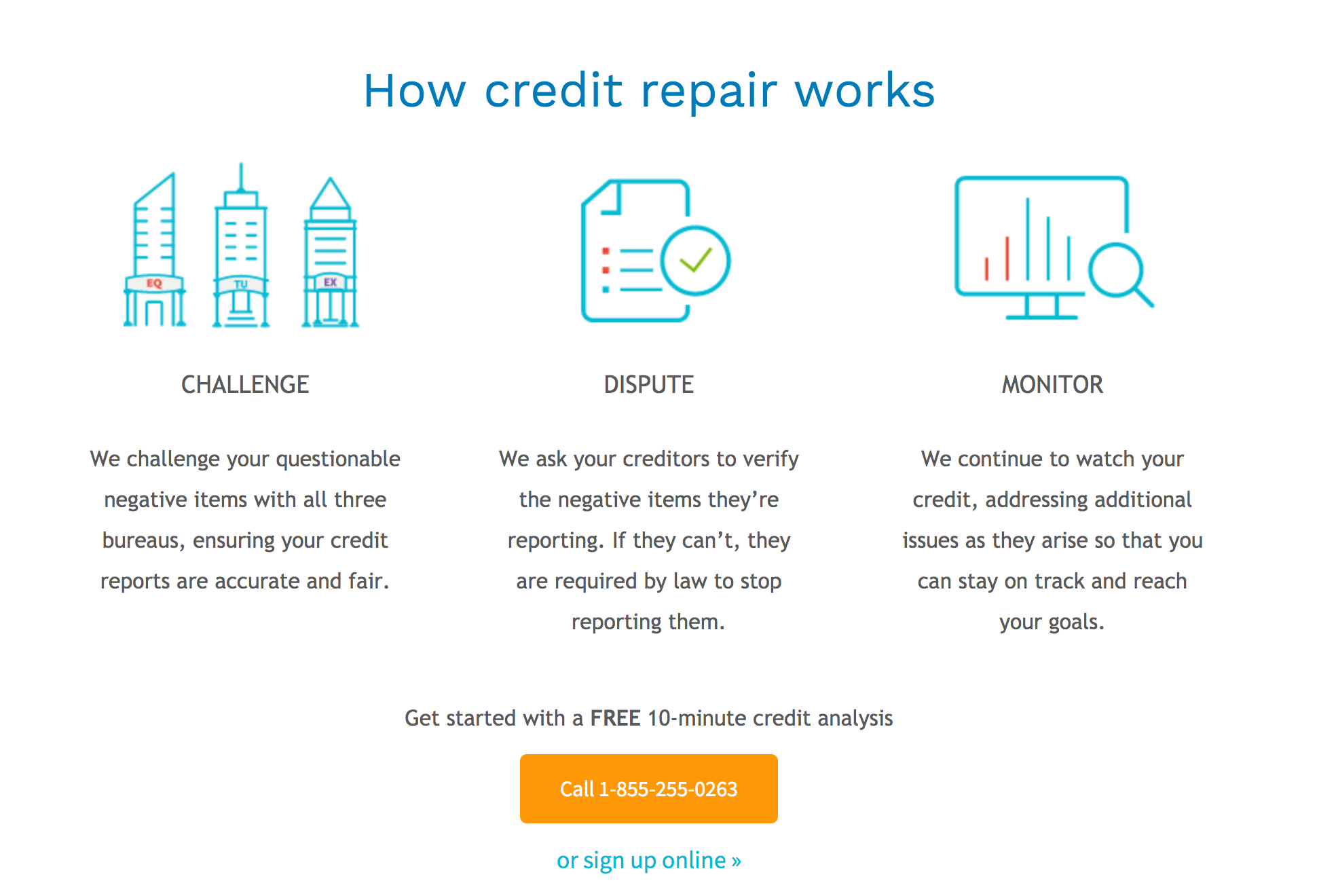 creditrepair landing page