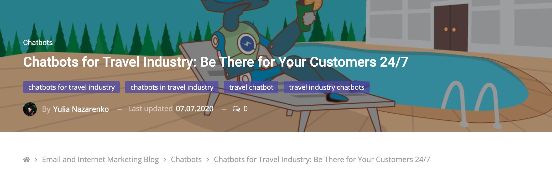 travel chatbot use-case example