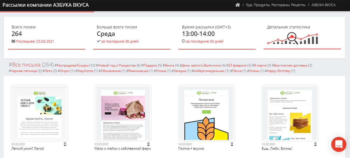 Так выглядит поиск по брендам