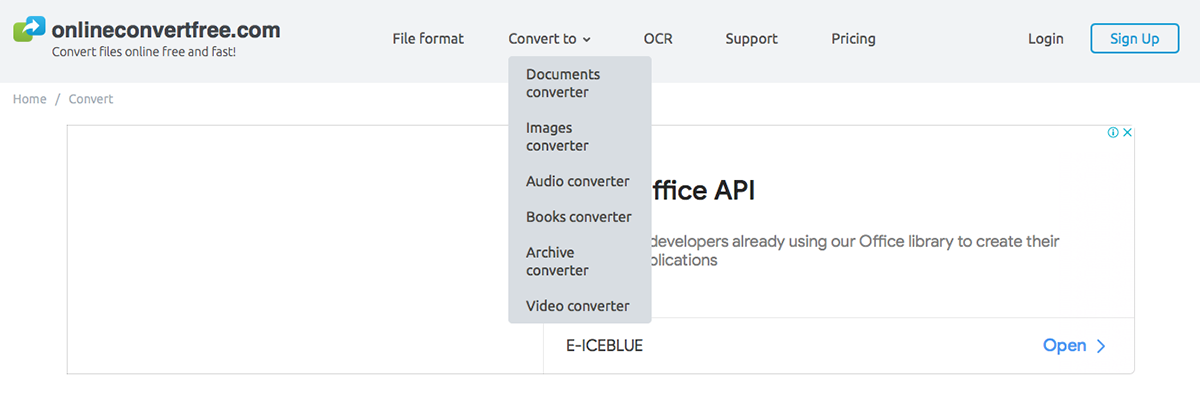Сервис Onlineconvertfree