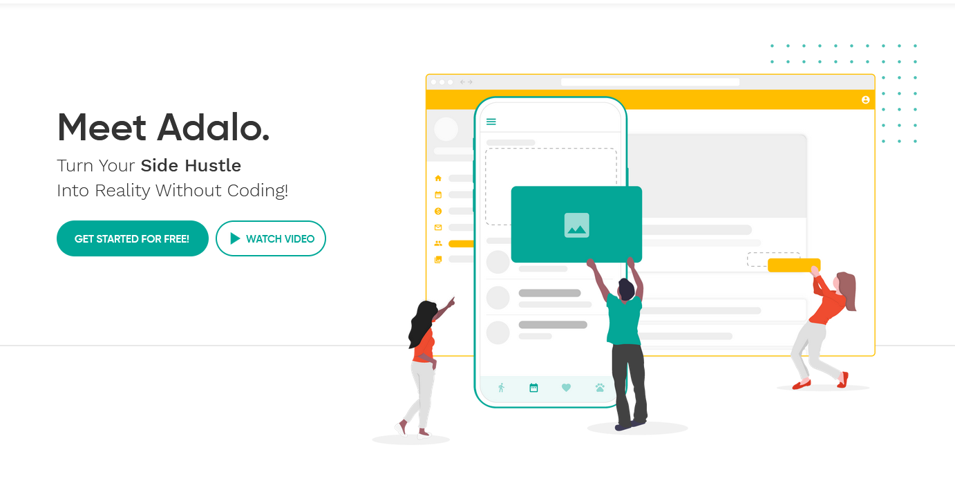 Сервис для создания мобильных приложений Adalo