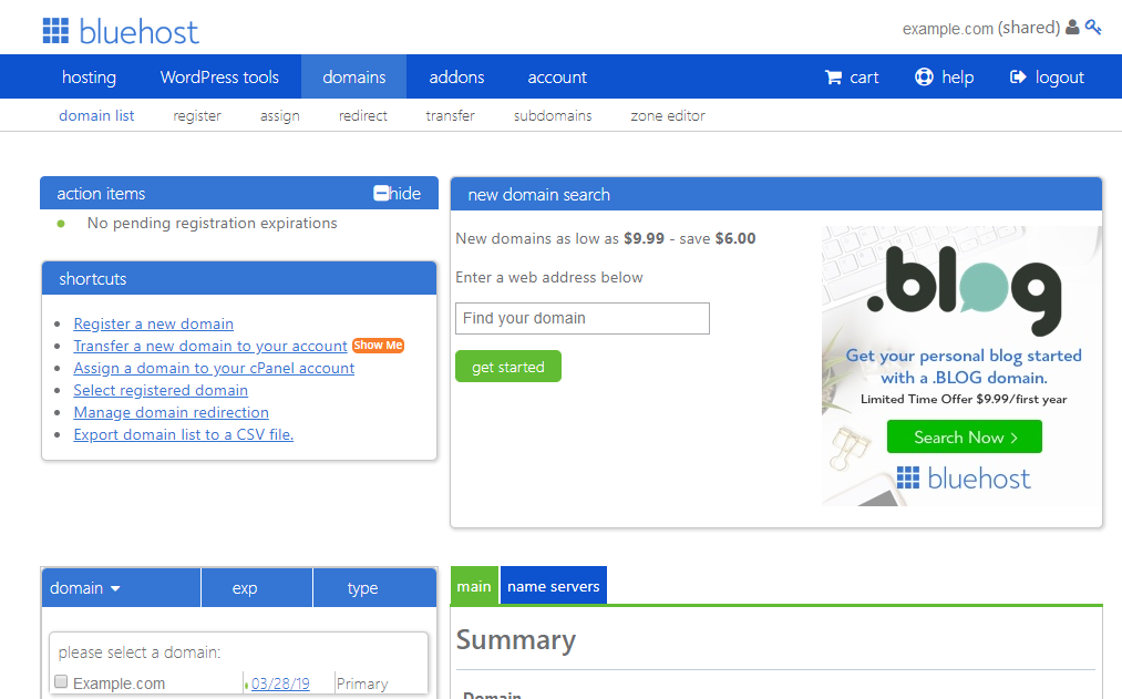 Bluehost
