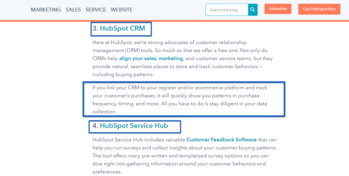 HubSpot blog HubSpot blog