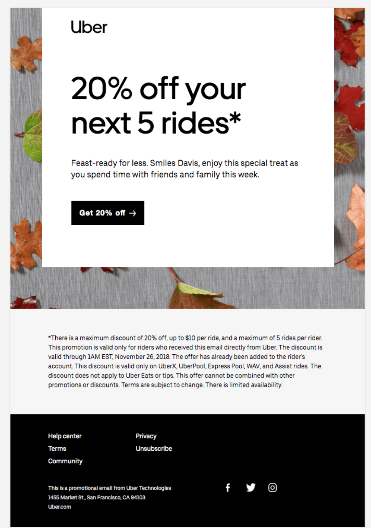 Customer loyalty email Customer loyalty email