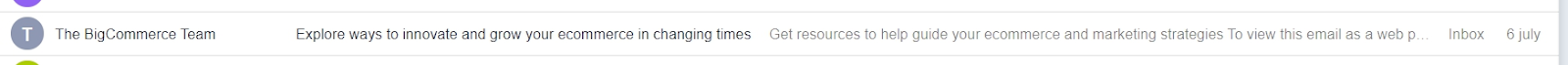 Email sender name Email sender name