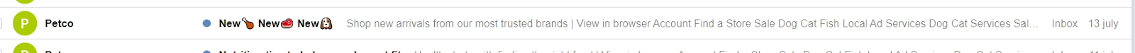 Emoji in the email subject line Emoji in the email subject line