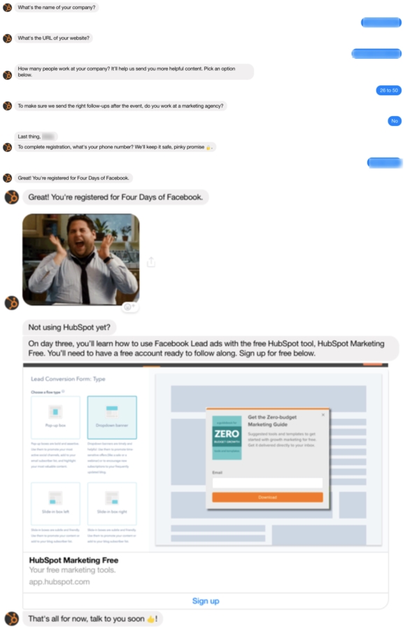 HubSpot bot HubSpot bot