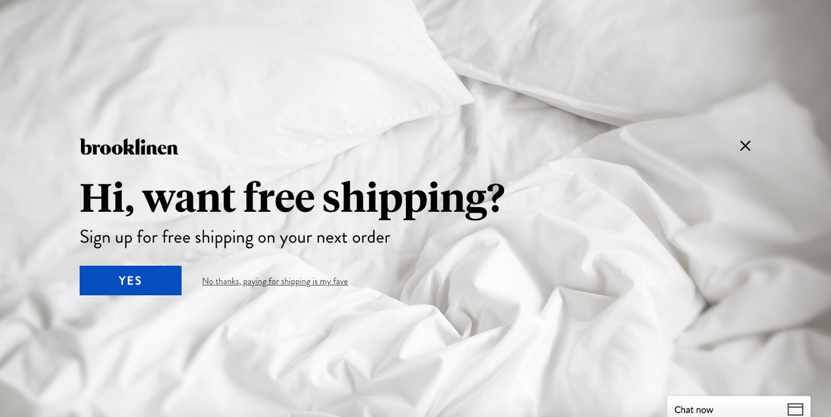 Free shipping popup Free shipping popup