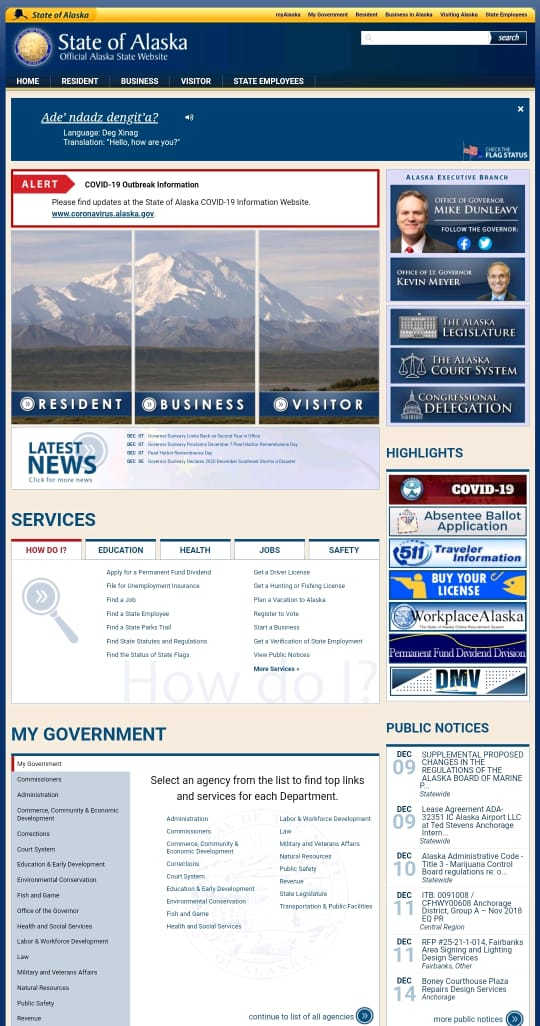 Mobile landing page Mobile landing page