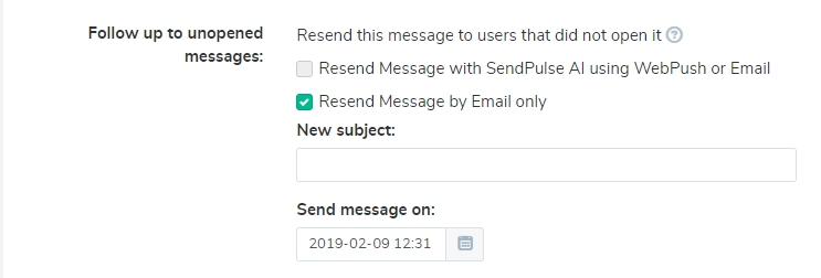 Resend to unreads Resend to unreads