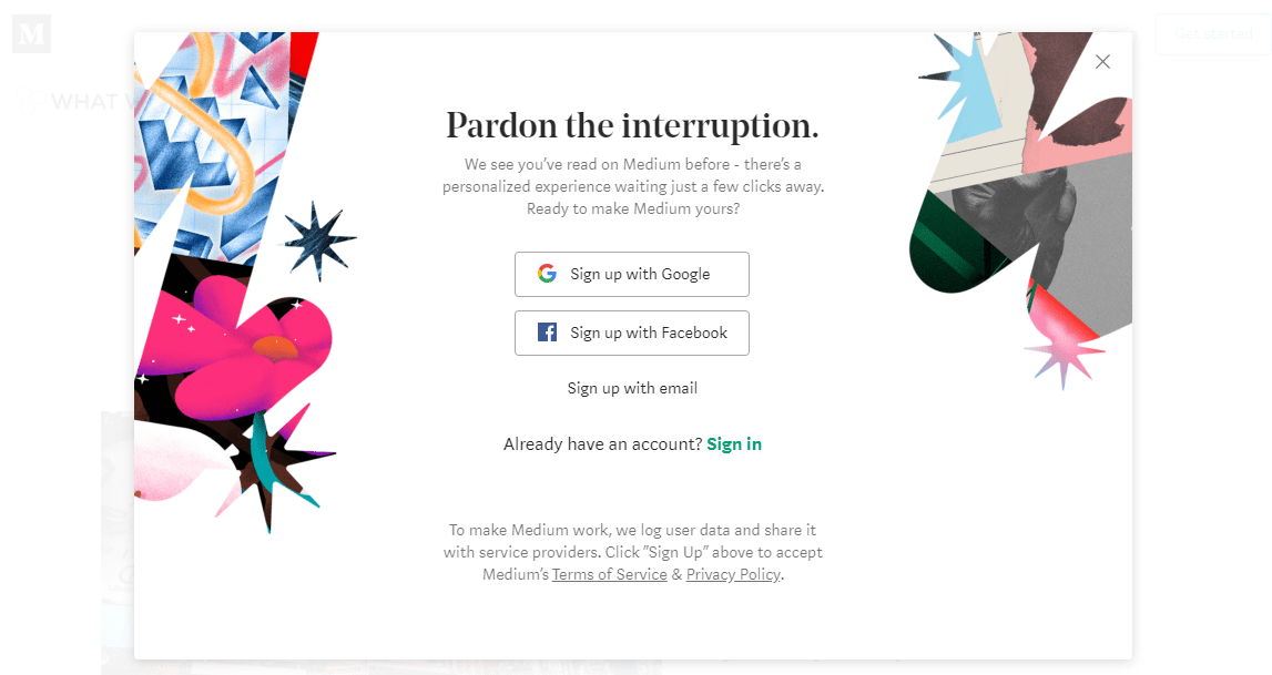 Pop-up from Medium Pop-up from Medium