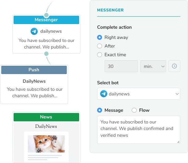 Add chatbot auto-replies to your automated flows Image 5