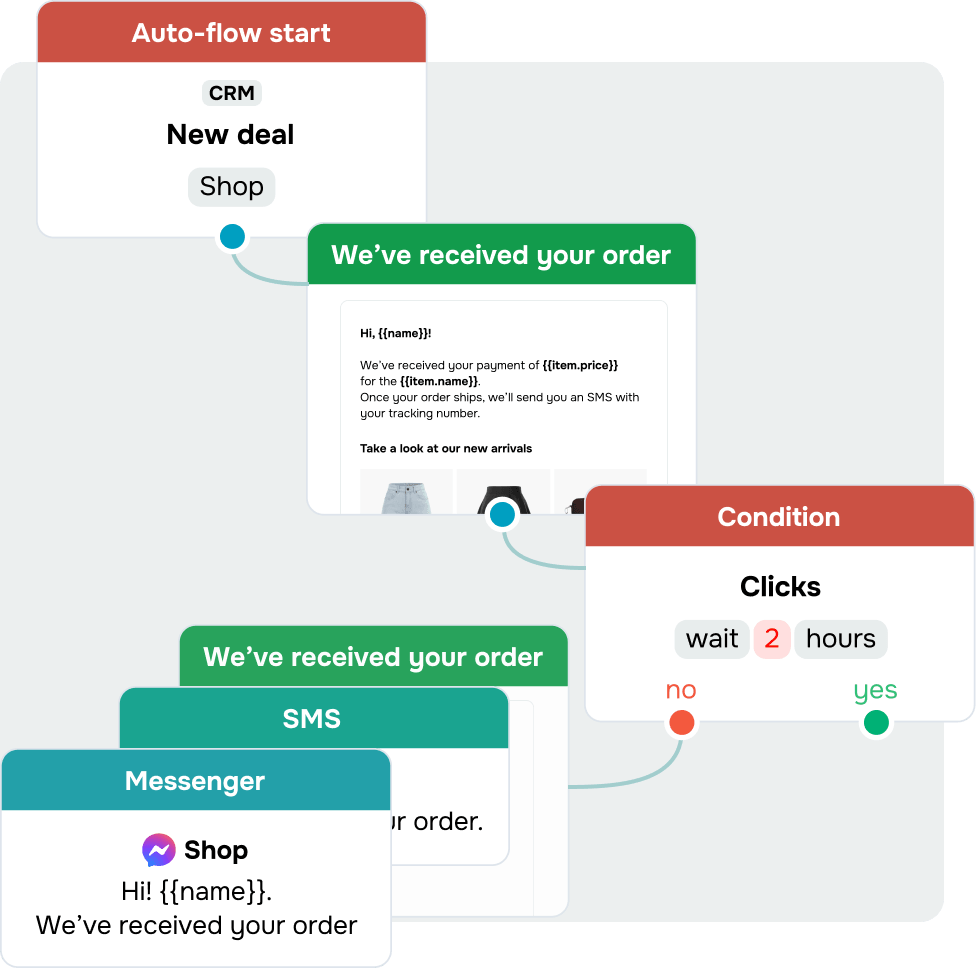 Build trust with timely order updates