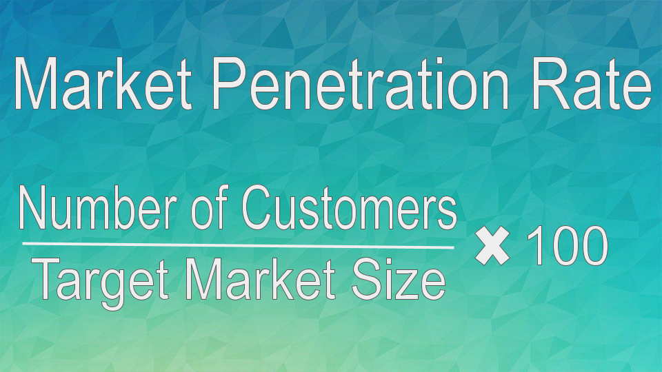 Market penetration rate formula