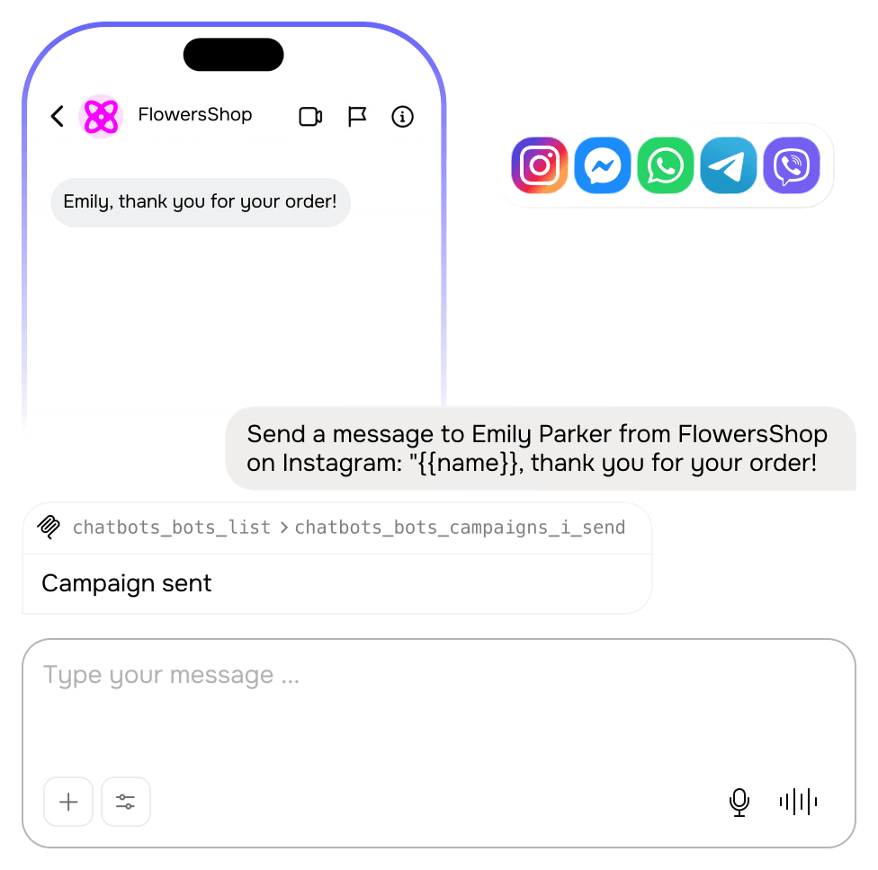 Nutzen Sie Chatbots auf Instagram, Facebook, WhatsApp und weiteren sozialen Medien