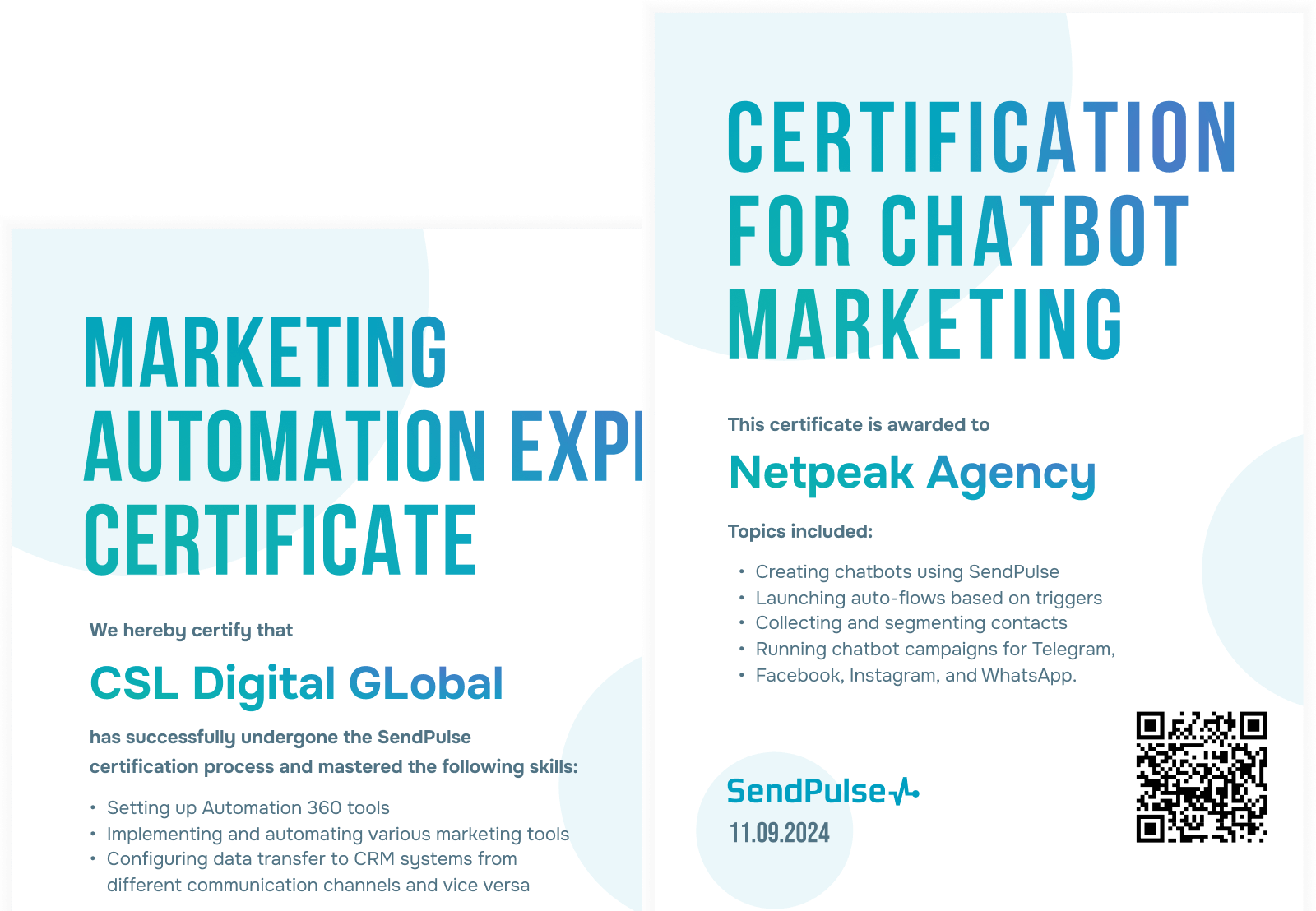 Partners certification