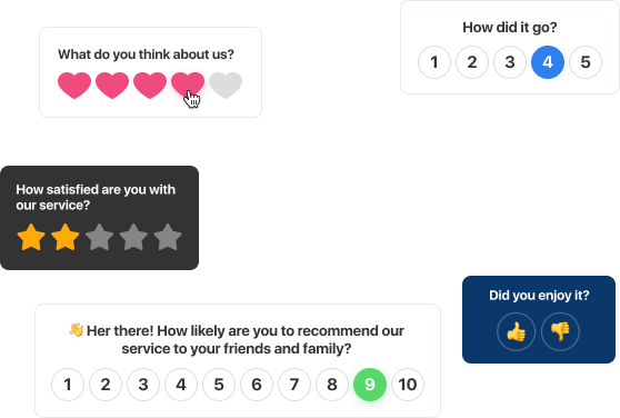 Customize your survey