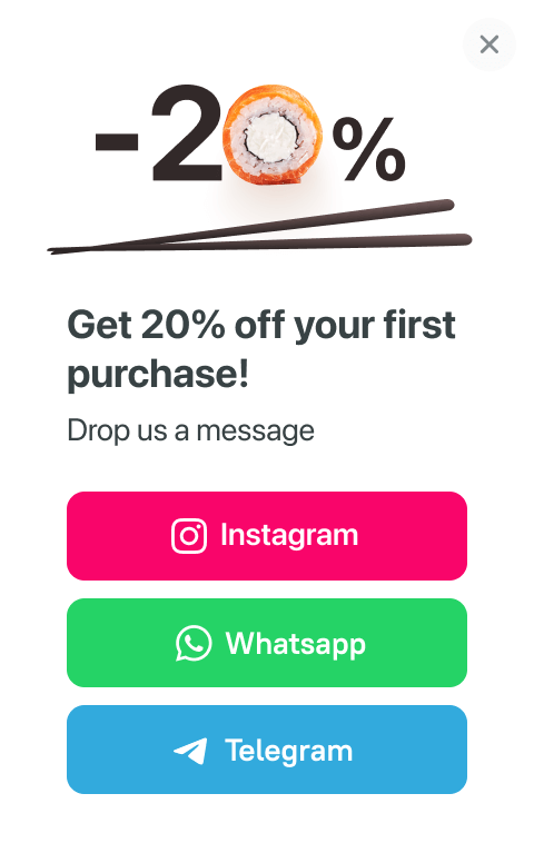Intelligente Pop-ups für die Website