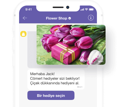 Viber message illustration