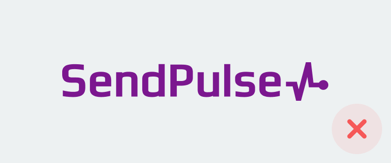 sendpulse incorrect logo
