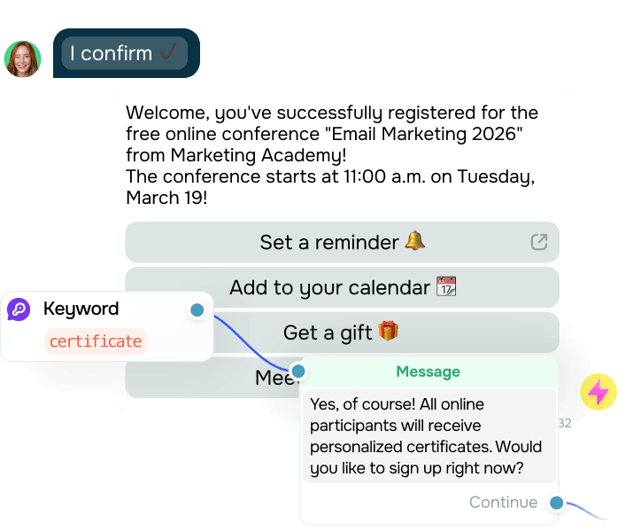 Telegram-Chatbot für Marketing