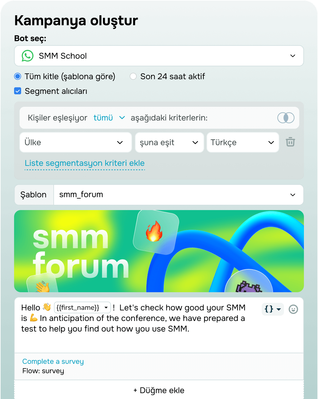 WhatsApp pazarlama kampanyaları ve bildirimleri